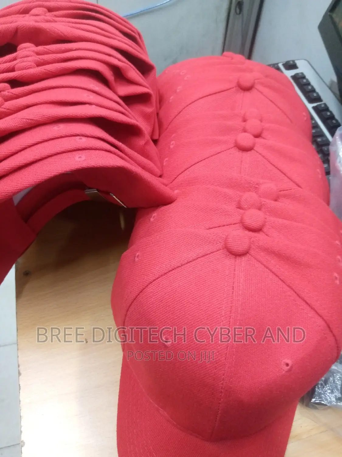 Red Cotton Caps