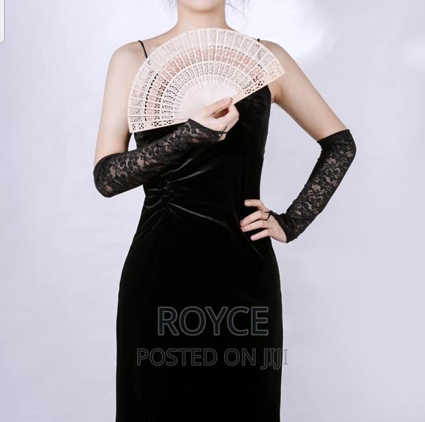 Fingerless Lace Arm Sleeve Gloves - thumbnail 6