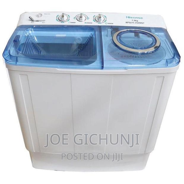 Washing Machine Twin Tub 7.5kg White Semi-Automatic