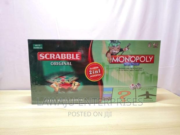 2 in 1 Scrabble Monopoly Game - main view