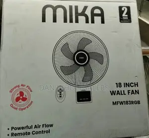 Mika Wall Fan 18" +Remote