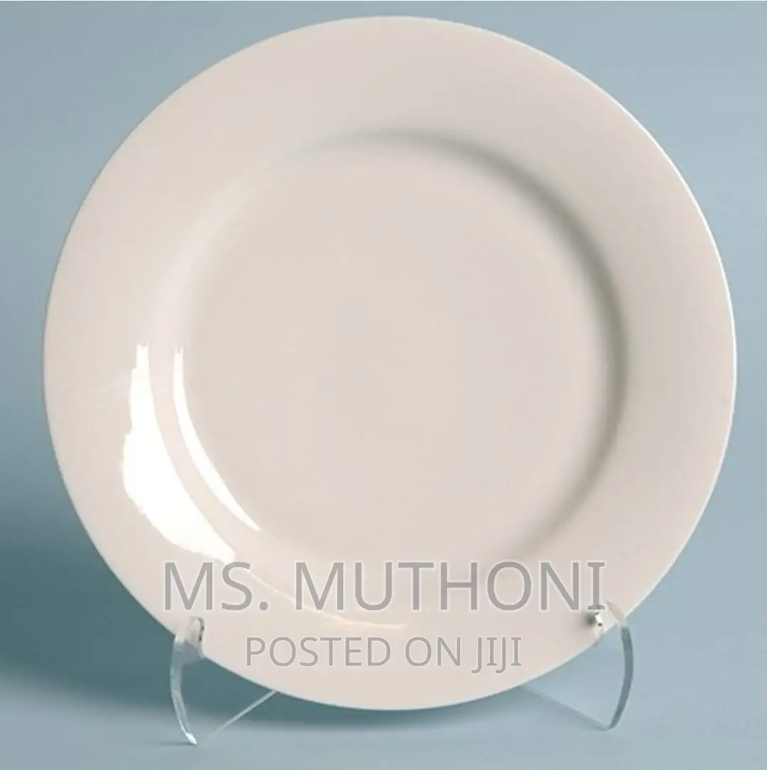 *6 10.5in Ceramic Flat Dinner Plate Now Available