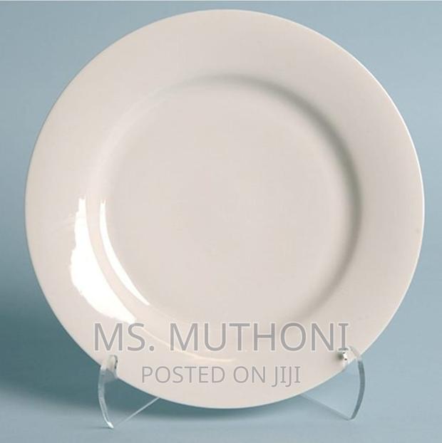 *6 10.5in Ceramic Flat Dinner Plate Now Available - main view
