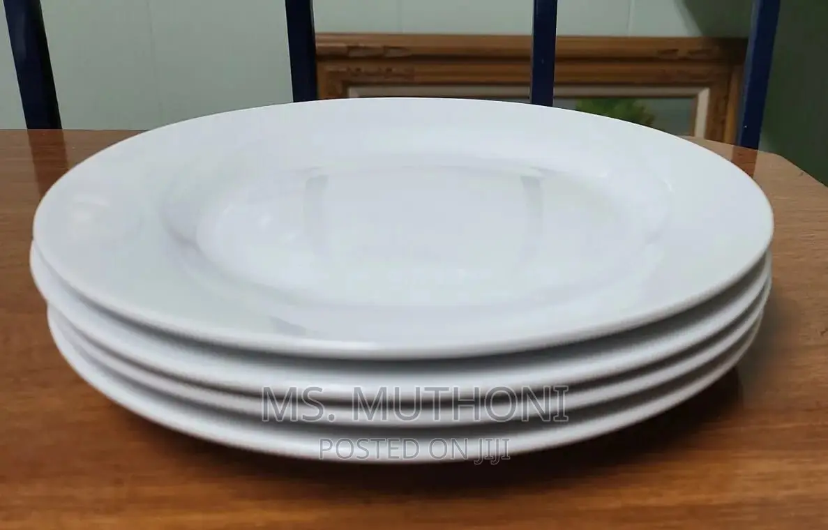 *6 10.5in Ceramic Flat Dinner Plate Now Available