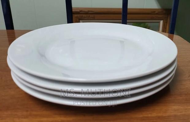 *6 10.5in Ceramic Flat Dinner Plate Now Available - thumbnail 3