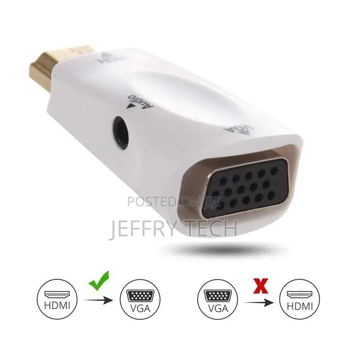 1080P HDMI Male to VGA Female Converter With Audio Output
