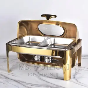 9ltr Rectangular Roll Top Chaffing Dish Now Available:-*