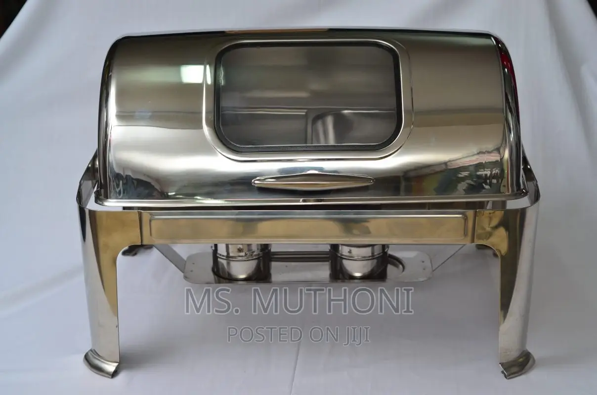 9ltr Rectangular Roll Top Chaffing Dish Now Available:-*