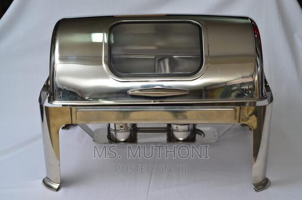 9ltr Rectangular Roll Top Chaffing Dish Now Available:-* - thumbnail 5