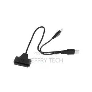 USB 2.0 to 2.5inch 22pin 7+15 ATA SATA 2.0 HDD/SSD Adapter
