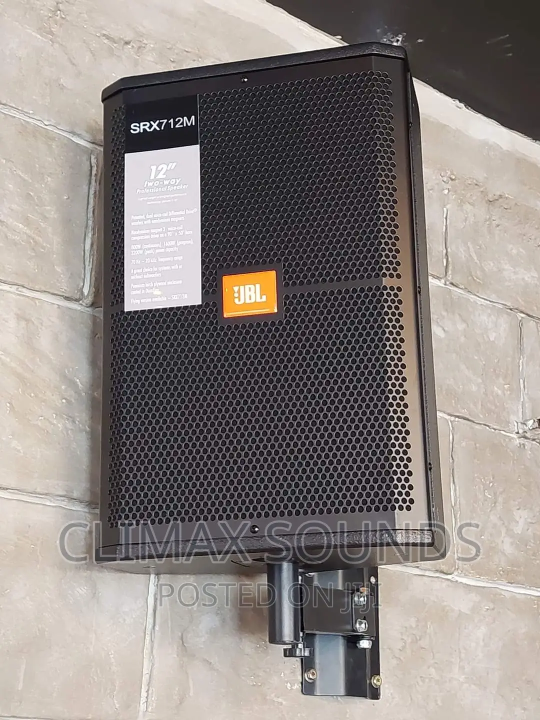 JBL Monitor Speaker 12" Wall Mounting