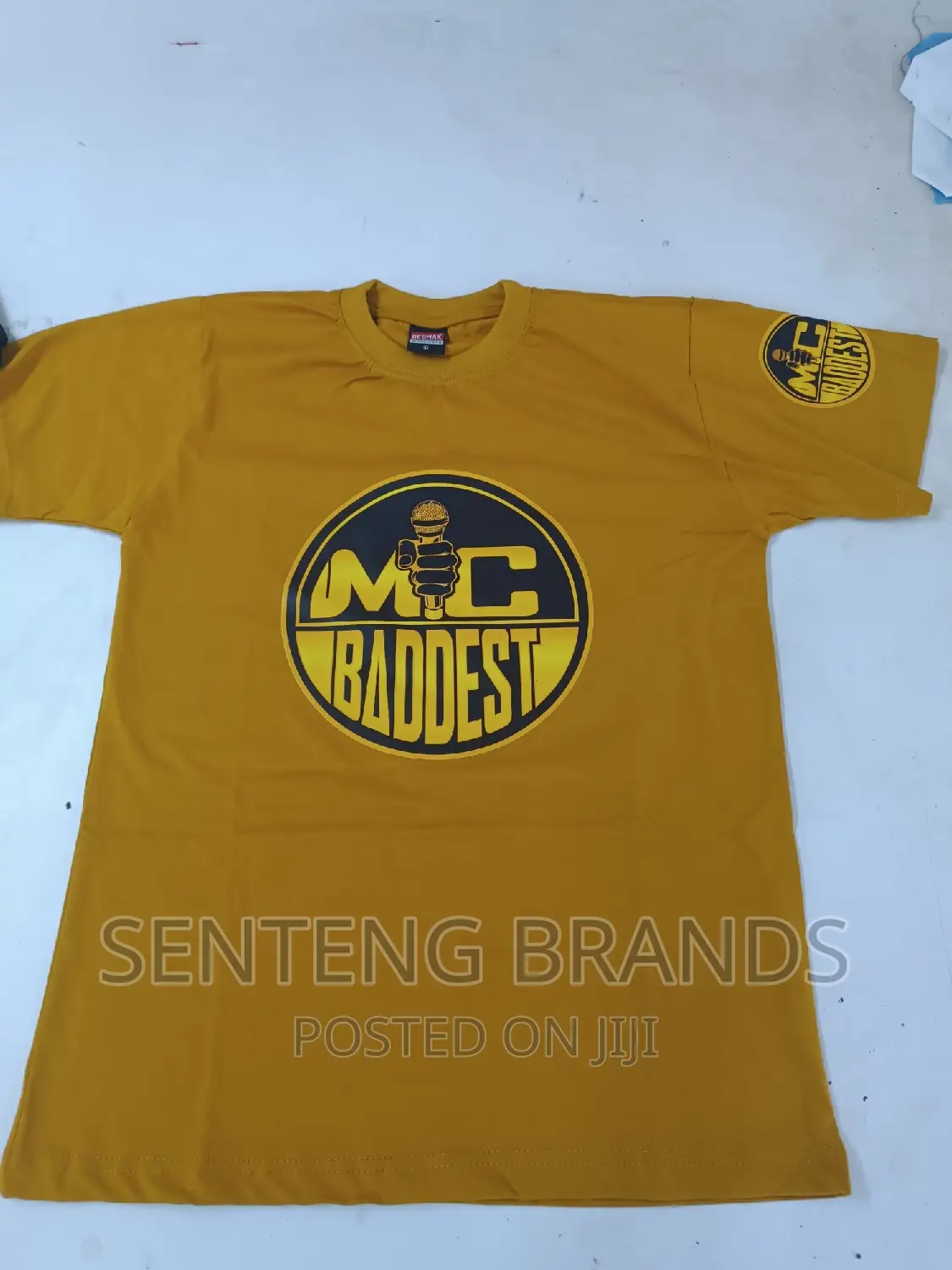 Mustard Yellow Cotton T-Shirts