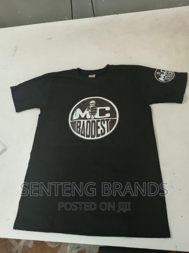 Black Branding Cotton T-Shirts.