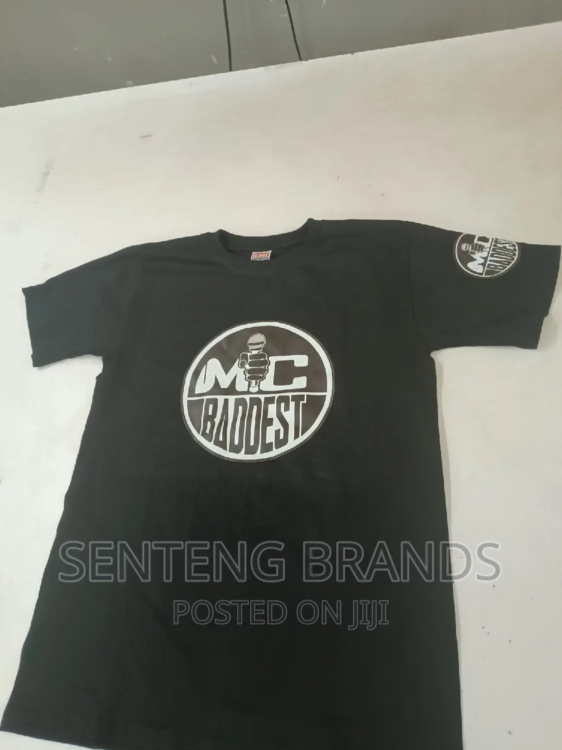 Black Branding Cotton T-Shirts.