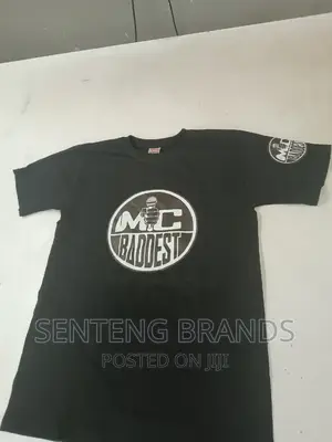 Black Branding Cotton T-Shirts.