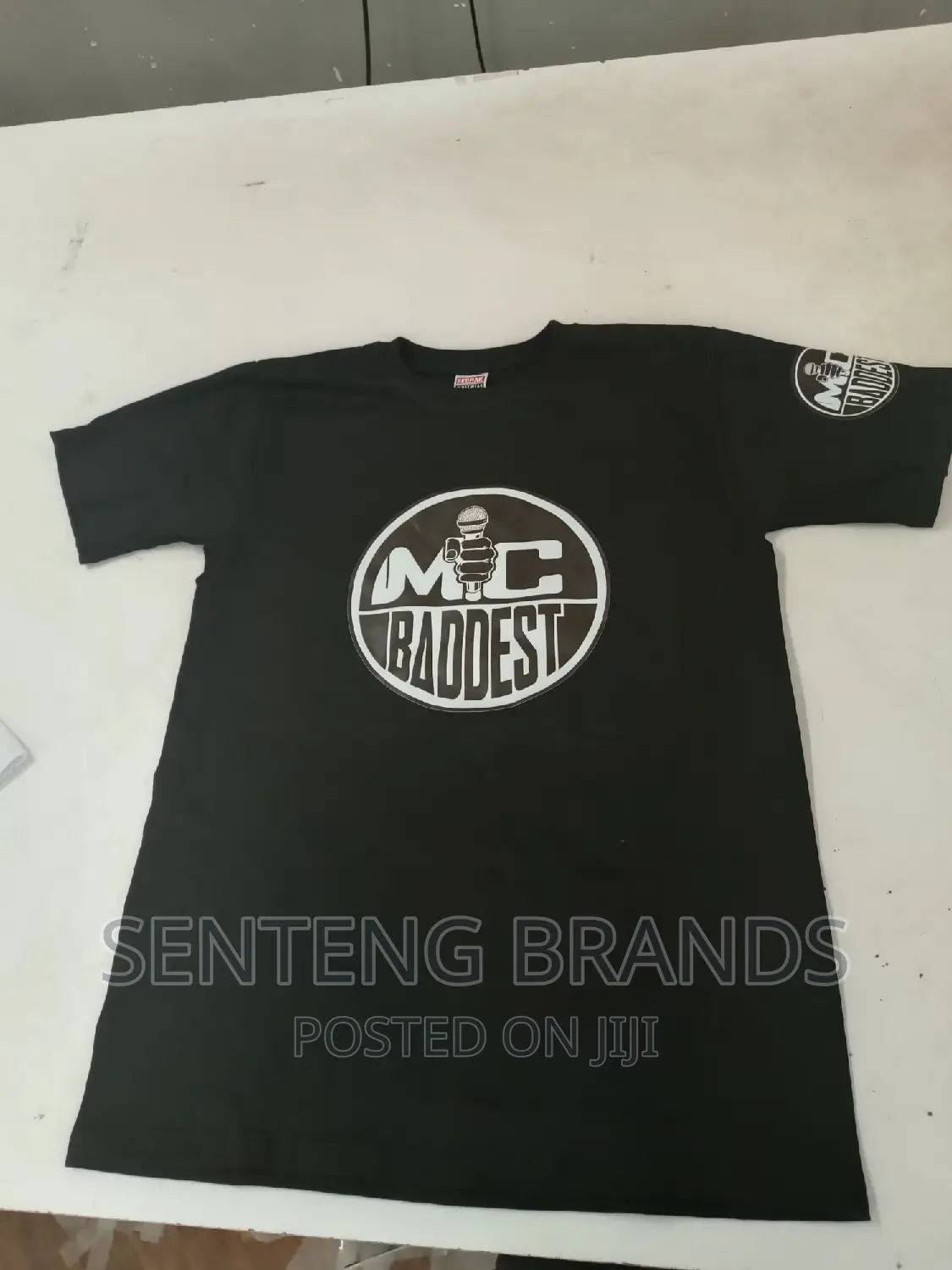 Black Branding Cotton T-Shirts.
