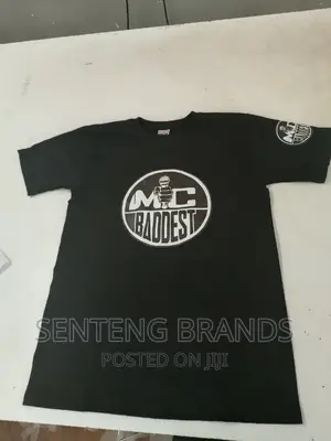 Black Branding Cotton T-Shirts.