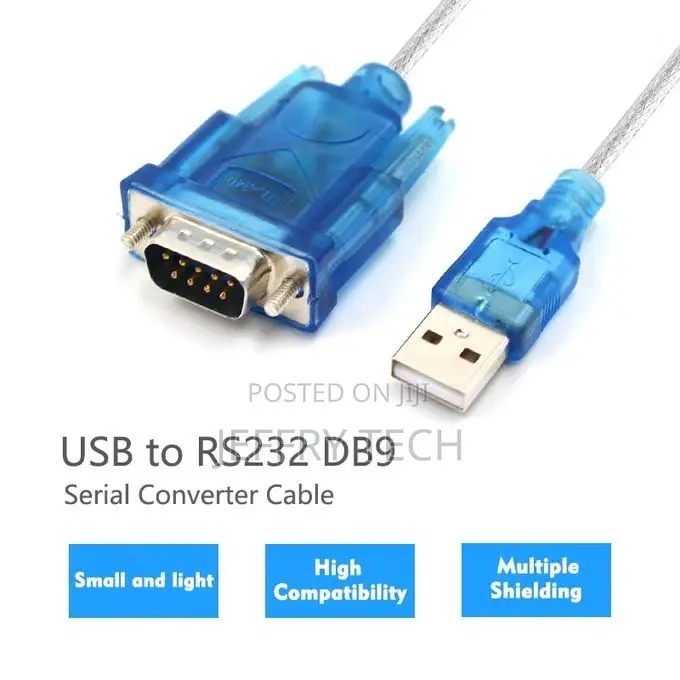 USB to Serial Adapter USB to RS-232 Male (9-Pin)