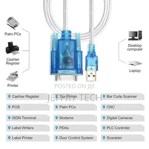 USB to Serial Adapter USB to RS-232 Male (9-Pin)