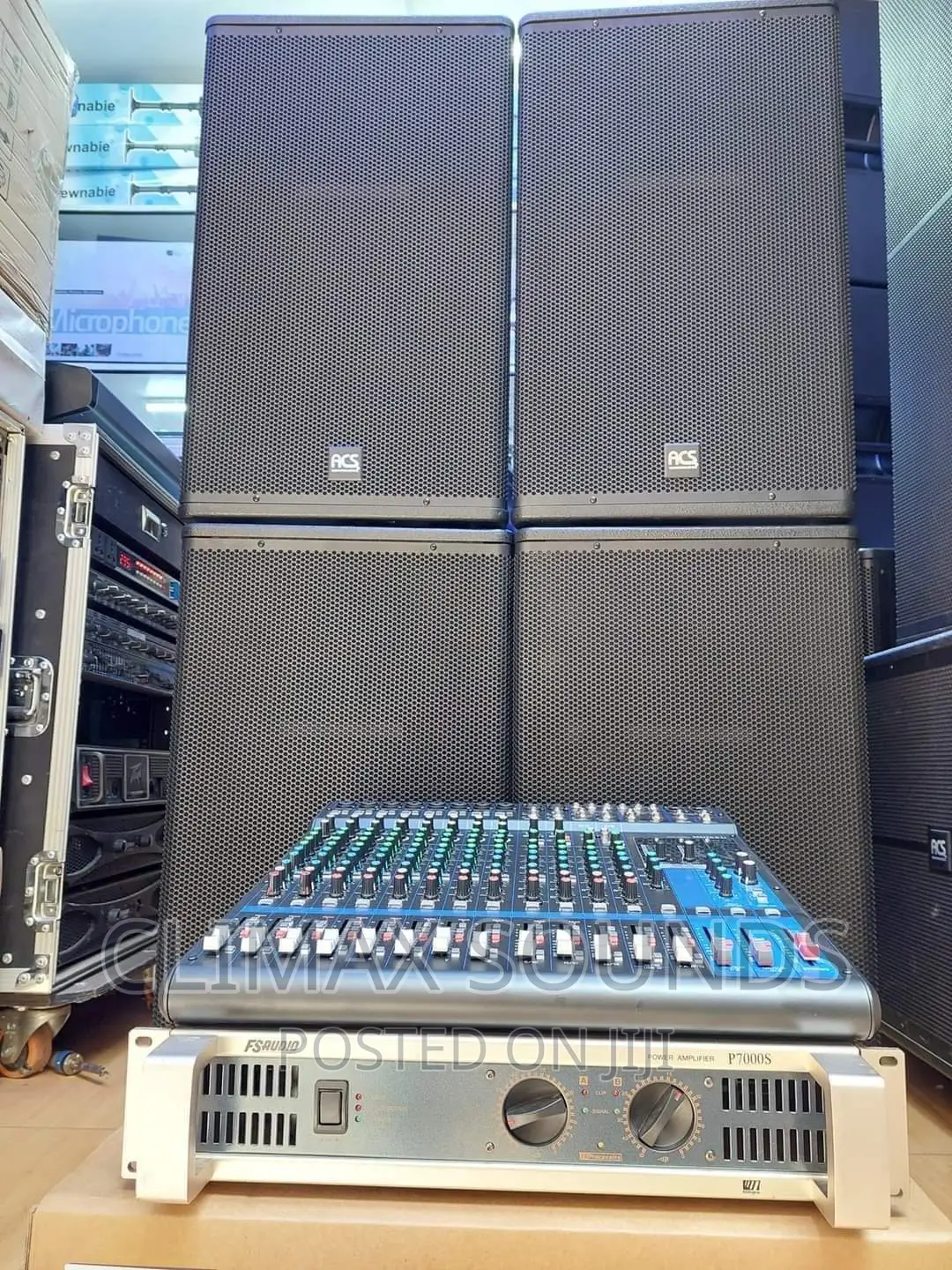 Power Amplifier P7000s Pa Systems