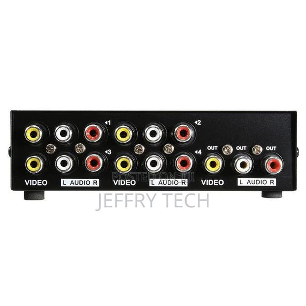 4 in 1 I Out Composite Video Audio RCA AV Switch - thumbnail 2