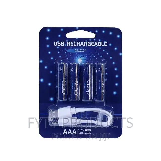 Rechargeable Batteries AAA Type C (4 Pack)