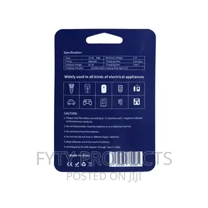 Rechargeable Batteries AAA Type C (4 Pack)