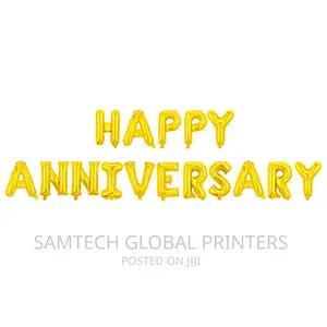 Happy Anniversary Foil Balloons