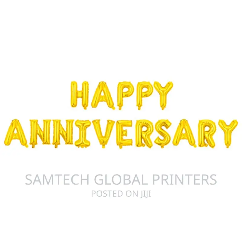 Happy Anniversary Foil Balloons