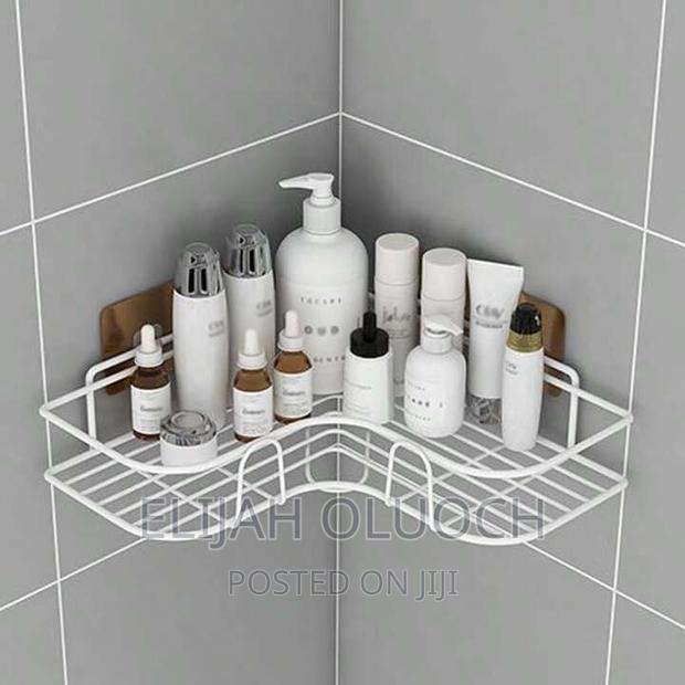 Metalic Corner Triangular Kitchen/Bathroom Organizer