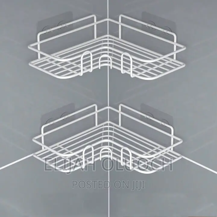 Metalic Corner Triangular Kitchen/Bathroom Organizer