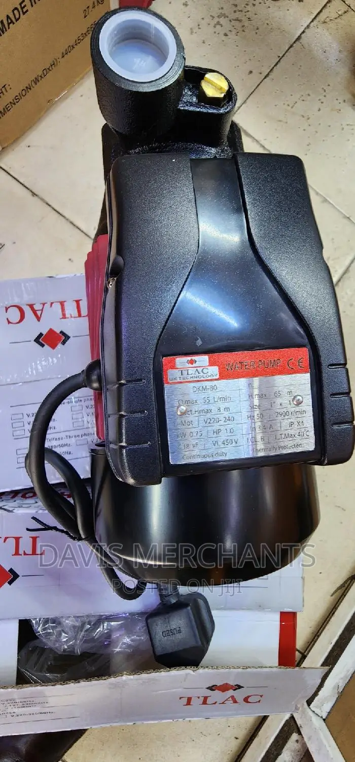 Surface Pump With 1hp, 0.75 Kva
