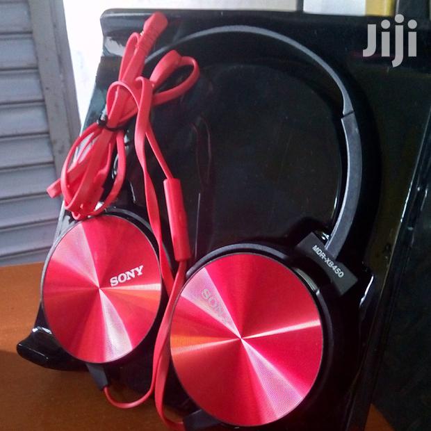 Quality Sony Red Headphones