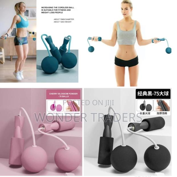 Cordless Skipping Rope a Pair. Turquoise,Black, Pink