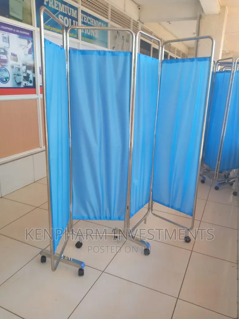 4 Fold Hospital Ward Screen Privacy Panel