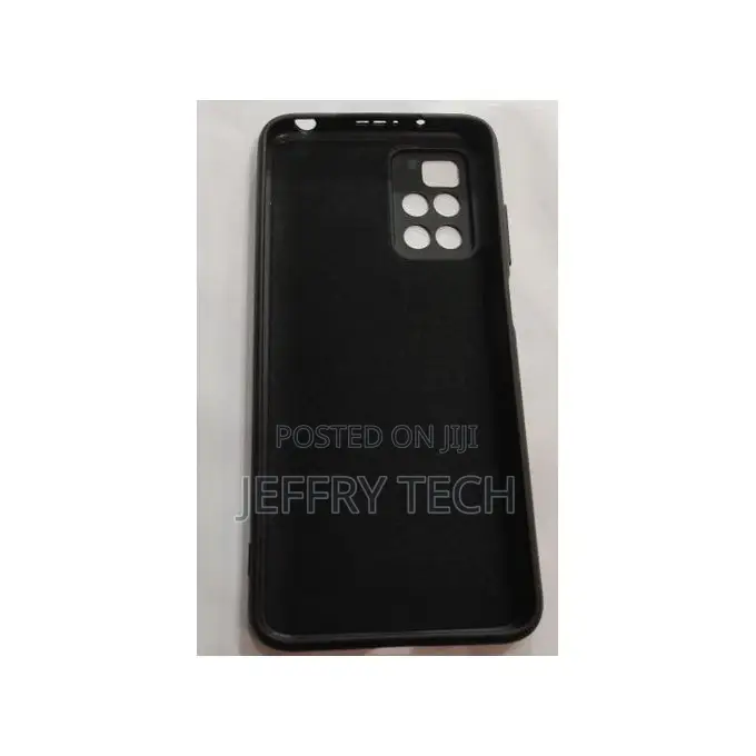 Redmi 10 2022 Silicon Protective Back Cover - Black