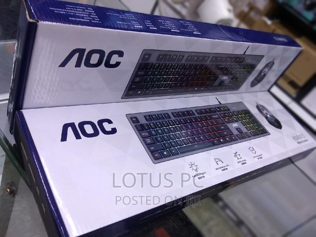 Aoc Km 410 Wired Mouse Keyboard Gaming Backlit - main view