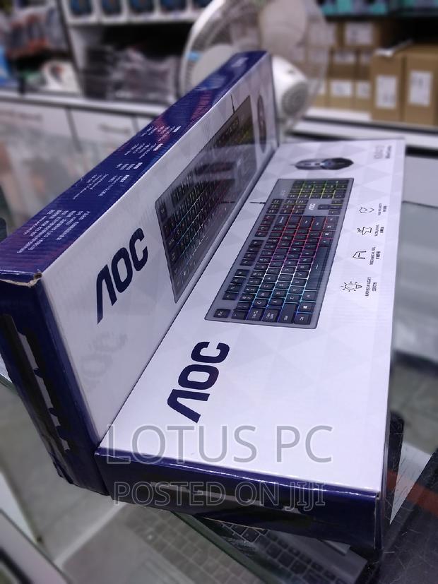 Aoc Km 410 Wired Mouse Keyboard Gaming Backlit - thumbnail 2