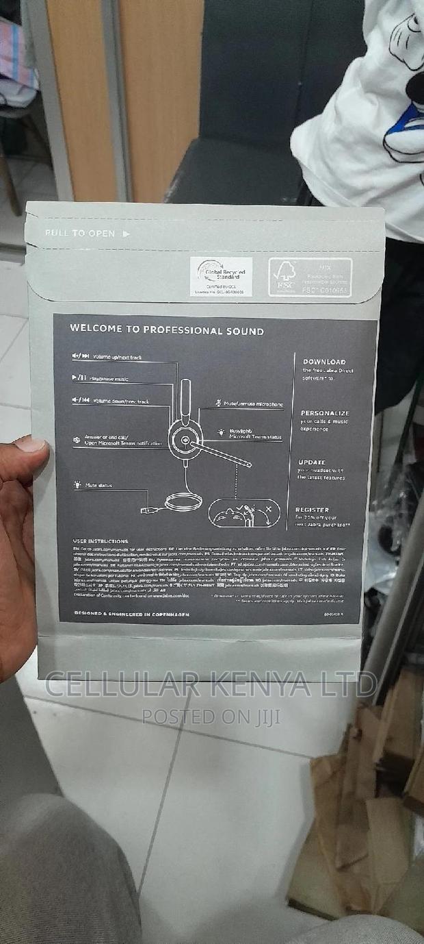 Jabra Evolve2 30 MS USB Stereo Wired Headset - main view