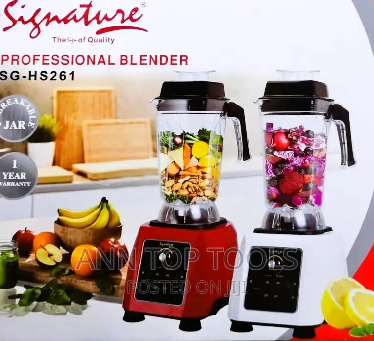 Signature Commercial Blender 1500w With Two Jug