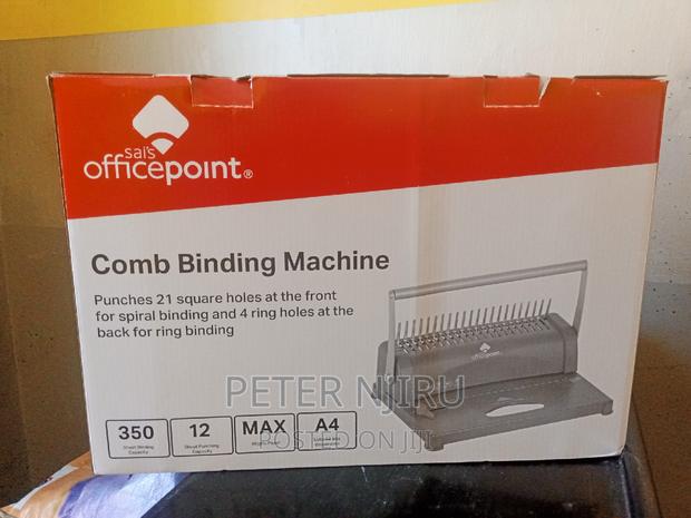 Comb Binding Machine - main view