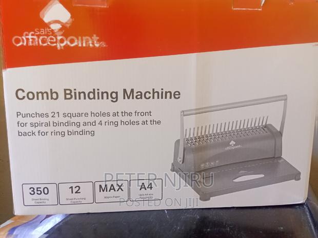 Comb Binder Machine - main view