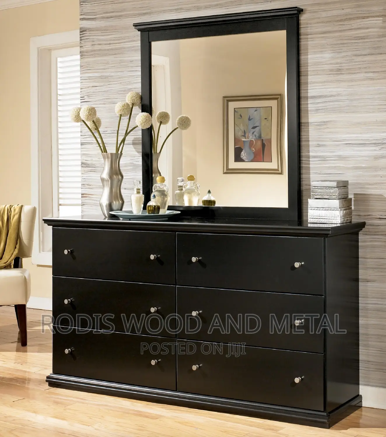 Dressing Table and Mirror in Dagoretti Furniture, Patrick Kinyua
