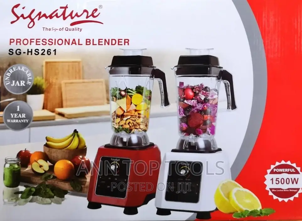 Signature Commercial Blender 1800w With Two Jug