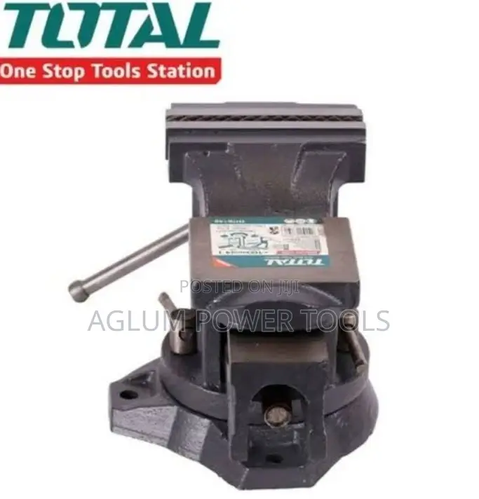 Total Bench Vice With Anvil Turns 360°