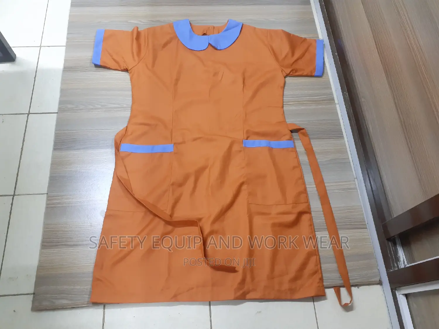 Safety Nanny Dress With Cotton Twill Made