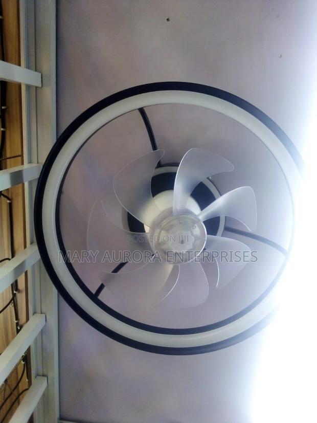 Wall Fan With Led Light
