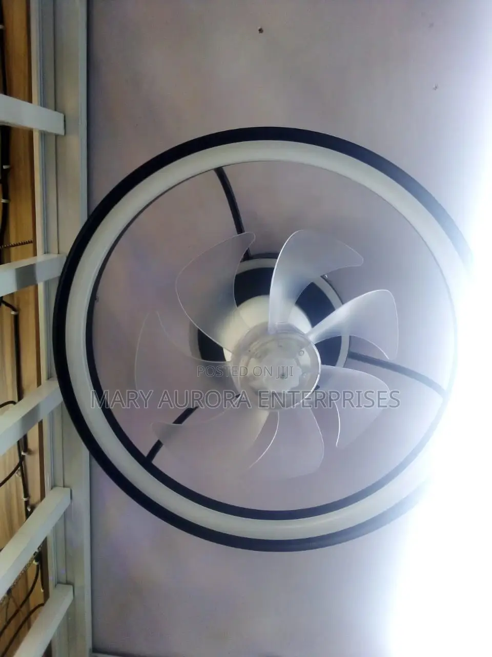 Wall Fan With Led Light