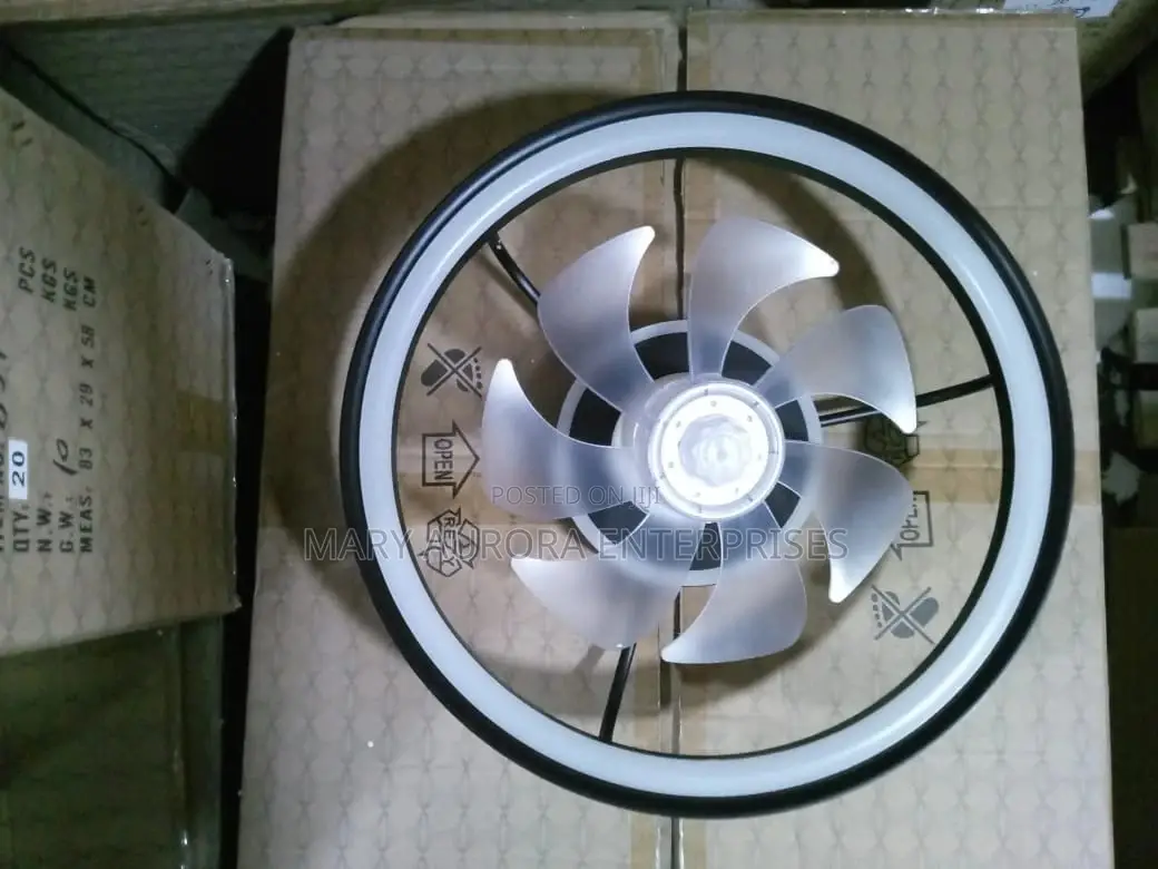 Wall Fan With Led Light