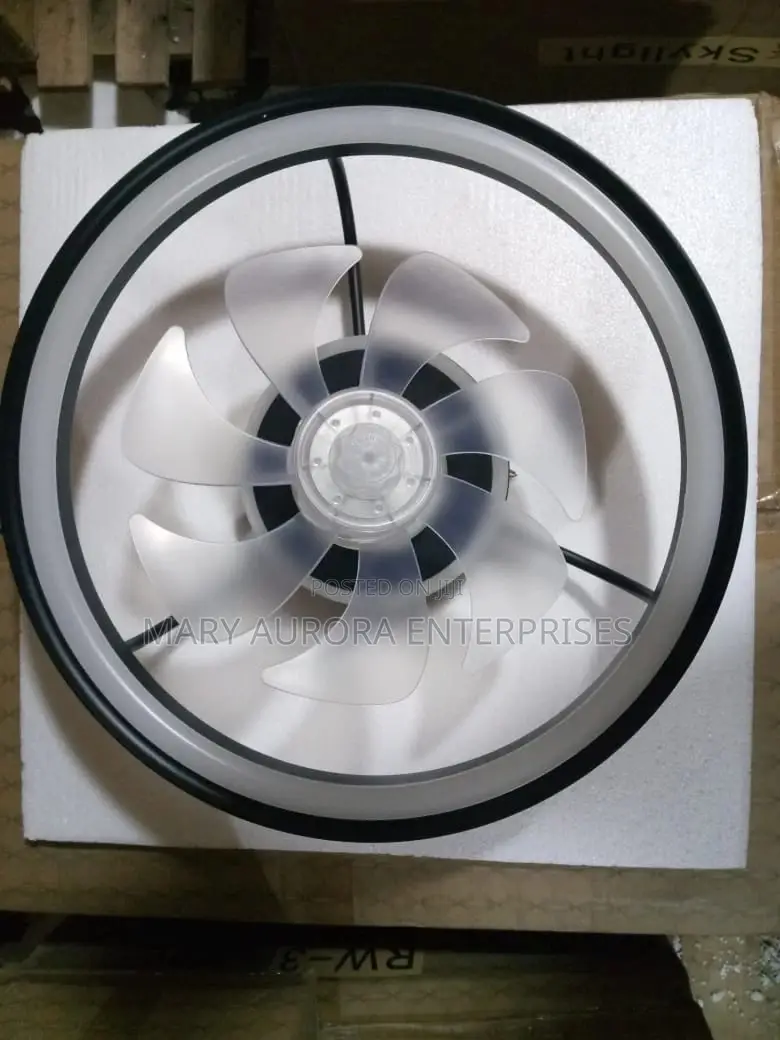 Wall Fan With Led Light